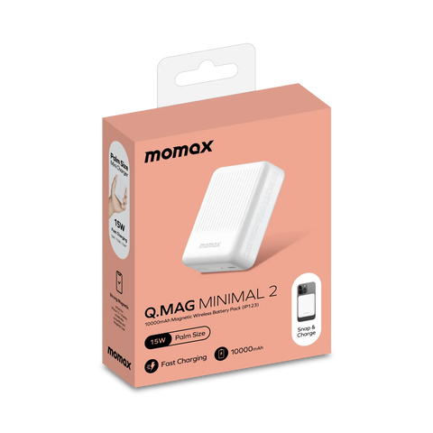 Momax Wireless Power Bank 10000mAh – Fast Charging