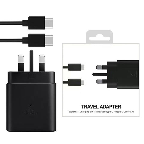 45W Power Adapter with USB-C to USB-C Cable - UrbanGuards