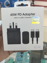 45W Power Adapter with USB-C to USB-C Cable - UrbanGuards
